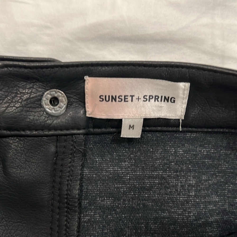 Sunset & Spring faux leather embellished skirt - Picture 6 of 6